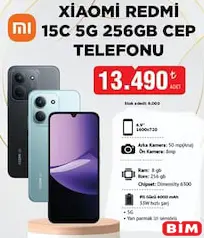 XİAOMİ REDMİ 15C 5G 256 GB CEP TELEFONU fiyat ve kampanya bilgisi
